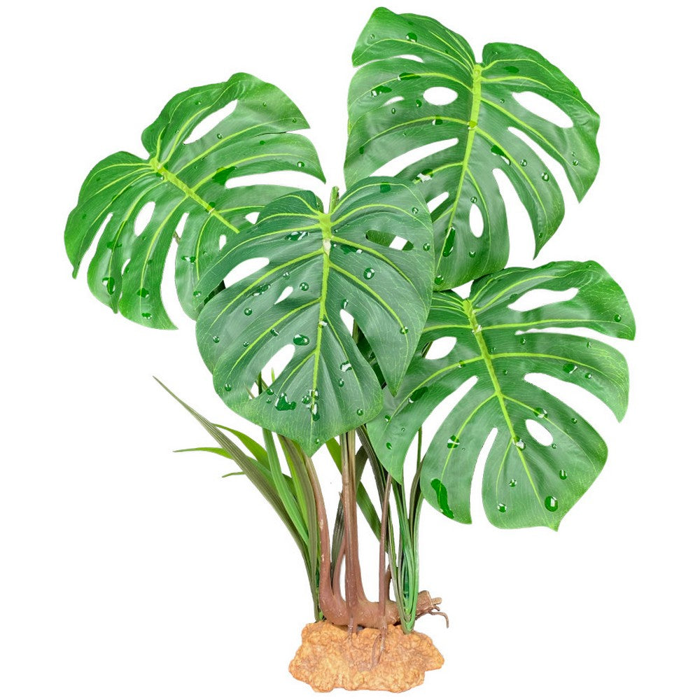Komodo, Komodo Standing Plant, Monstera Leaf,  18 Inches