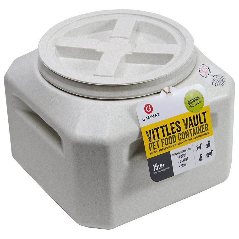Vittles Vault Gamma Outback Pet Food Container 15 Lbs by Vittles Vault