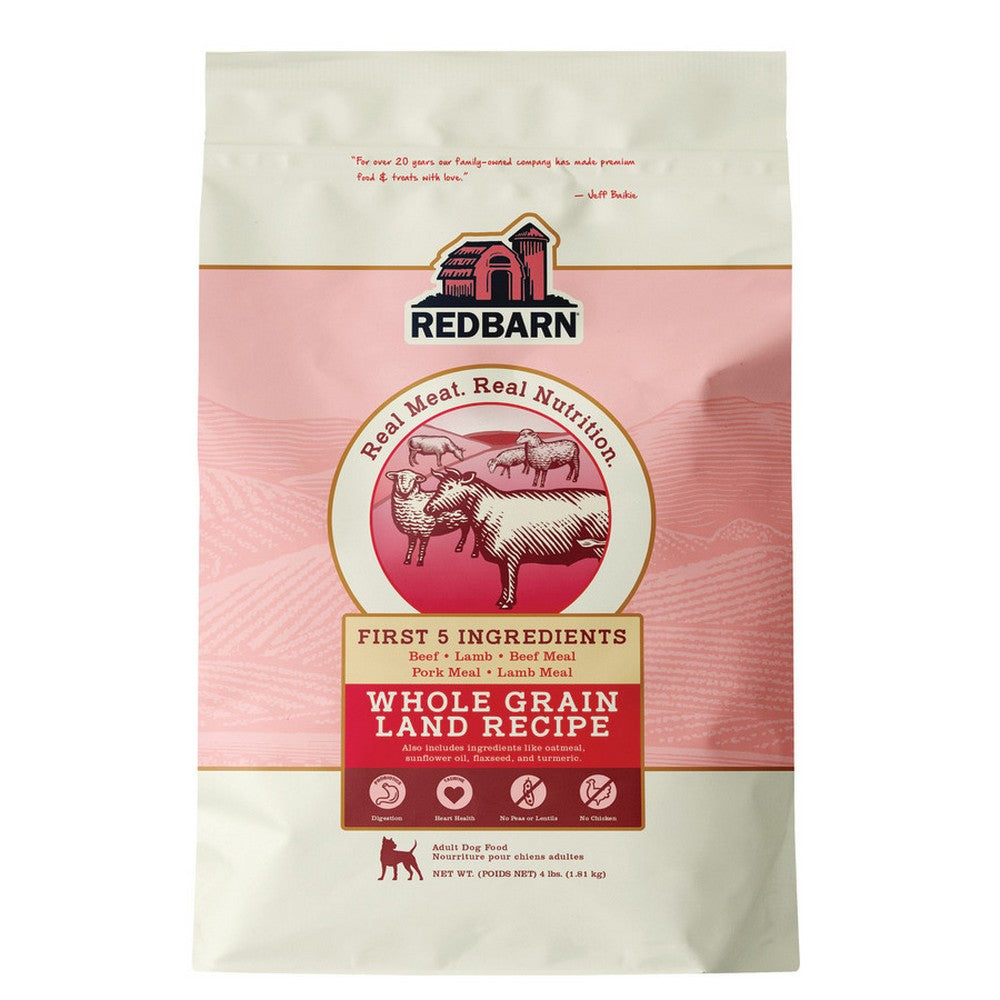 Redbarn Pet Products, Redbarn Pet Products Whole Grain Dry Dog Food, Land,  4 Lbs