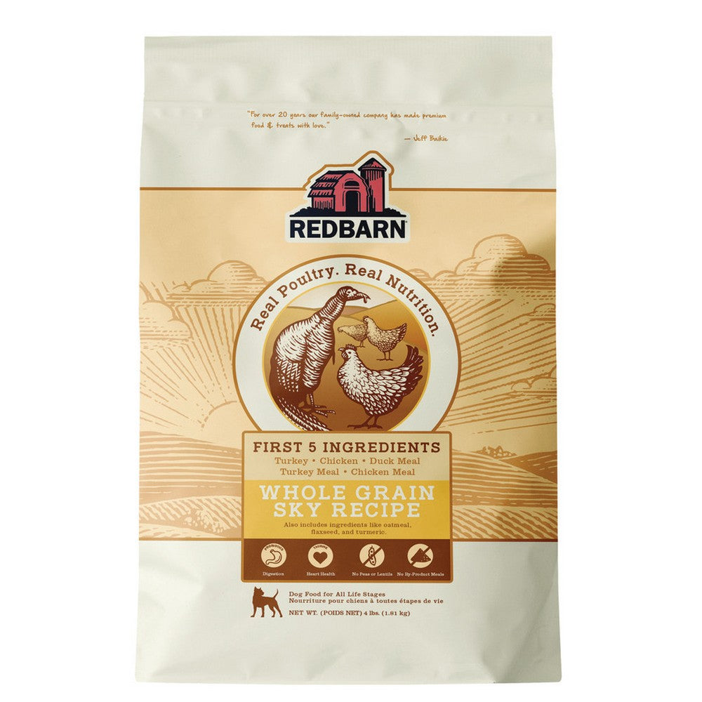 Redbarn Pet Products, Redbarn Pet Products Whole Grain Dry Dog Food, Sky,  4 Lbs