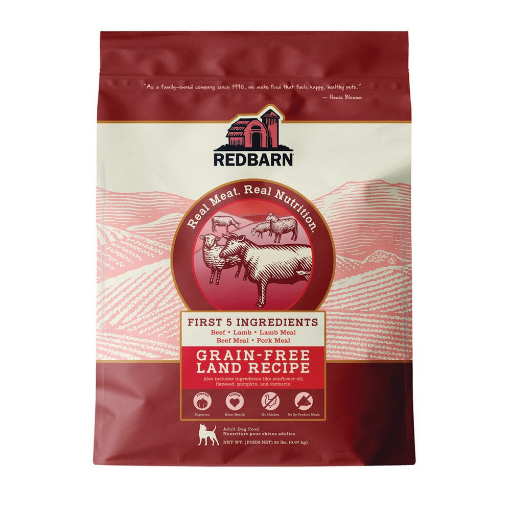 Redbarn Pet Products, Redbarn Pet Products Grain Free Dry Dog Food, Land,  22 Lbs