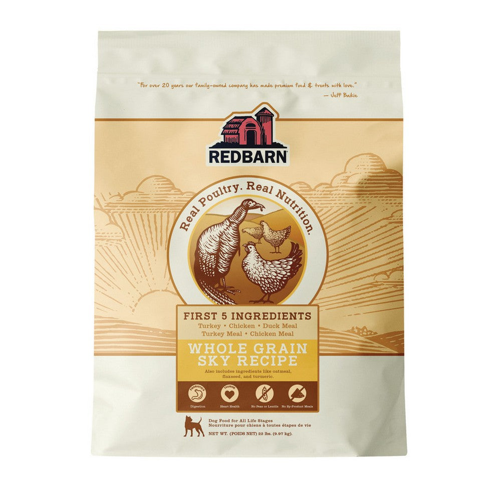 Redbarn Pet Products, Redbarn Pet Products Whole Grain Dry Dog Food, Sky,  22 Lbs