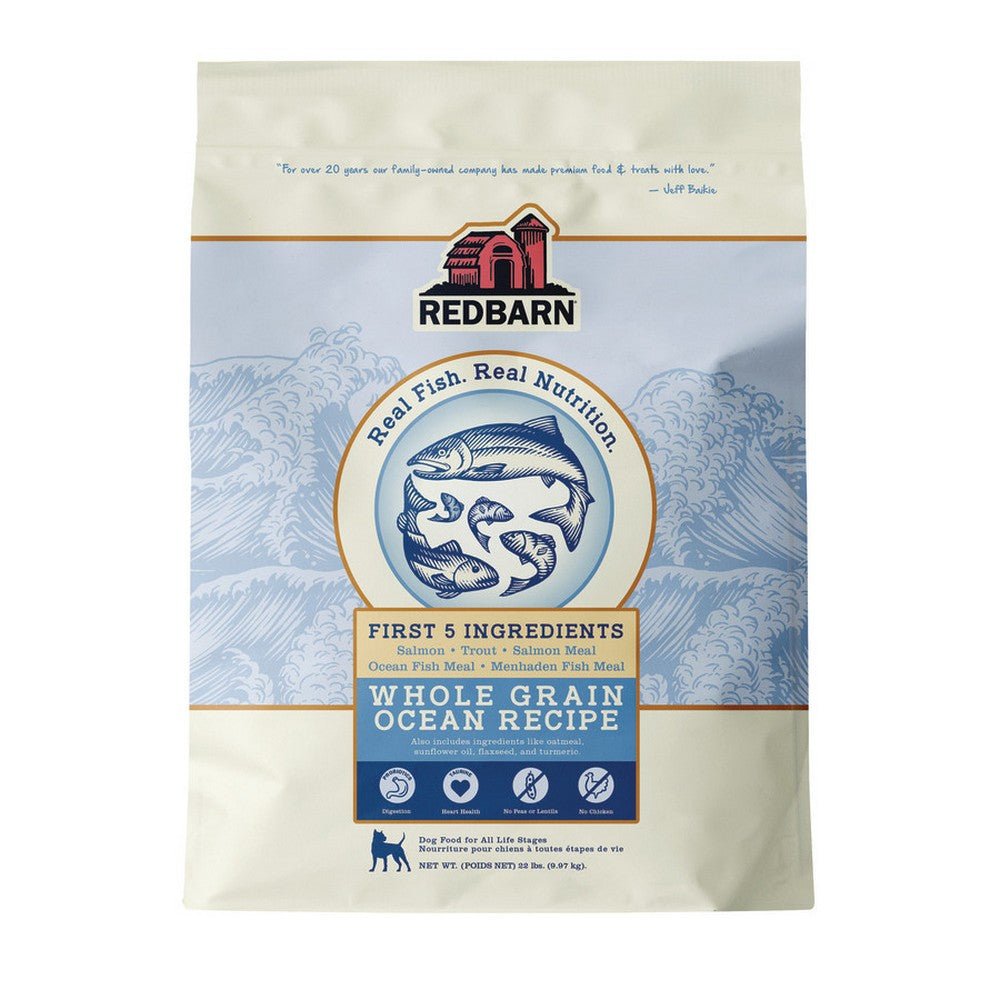 Redbarn Pet Products, Redbarn Pet Products Whole Grain Dry Dog Food, Ocean,  22 Lbs