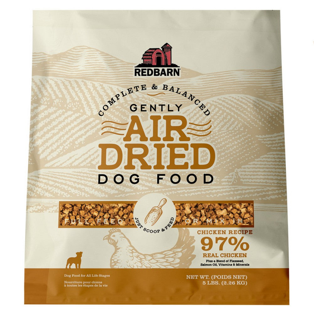 Redbarn Pet Products Complete & Balanced Air Dried Dog Food Chicken,  5 Lbs by Redbarn Pet Products