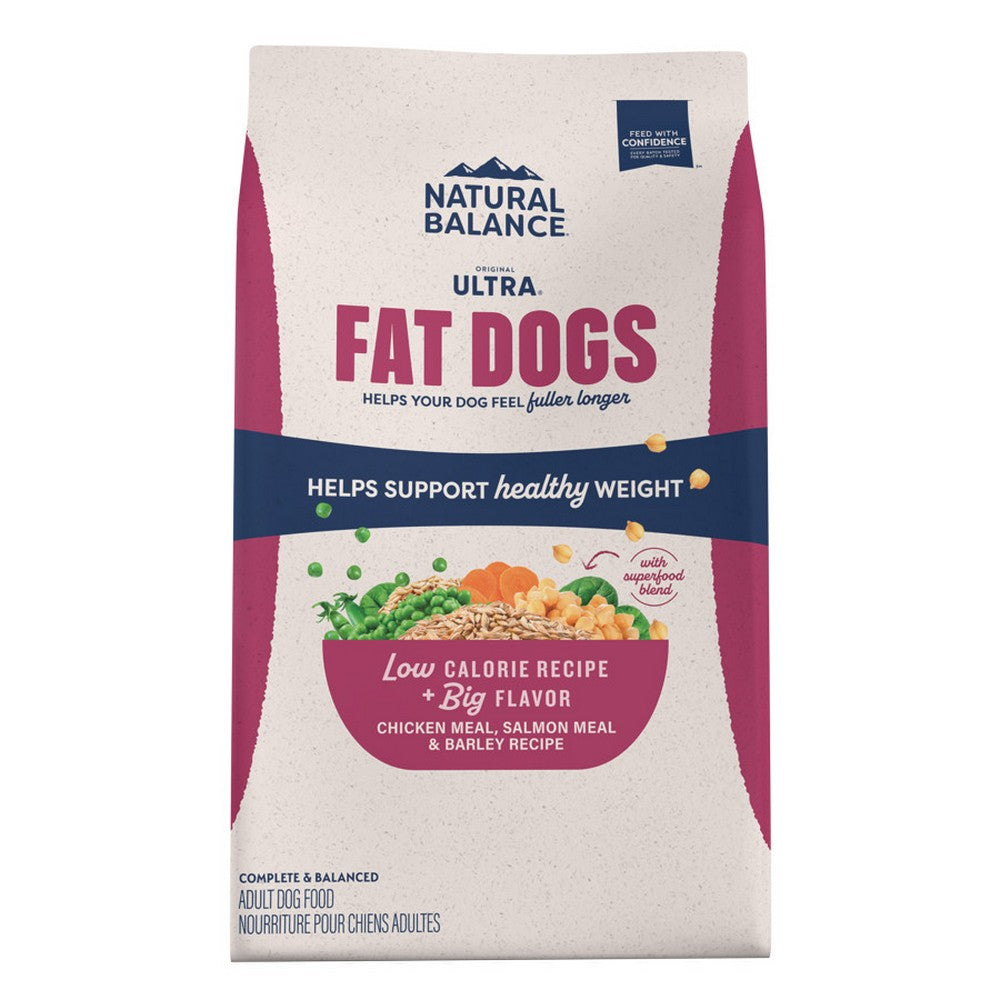 Natural Balance Pet Foods, Natural Balance Pet Foods Original Ultra Fat Dogs Dry Dog Food, Chicken Meal, Salmon Meal & Barley,  24 Lbs