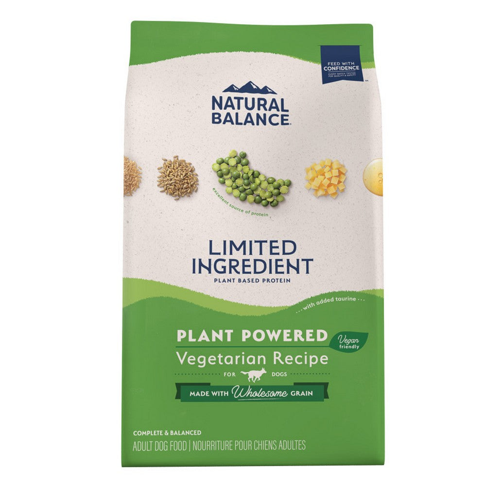 Natural Balance Pet Foods, Natural Balance Pet Foods Limited Ingredient Plant Powered Vegan-Friendly Dry Dog Food, 4 Lbs