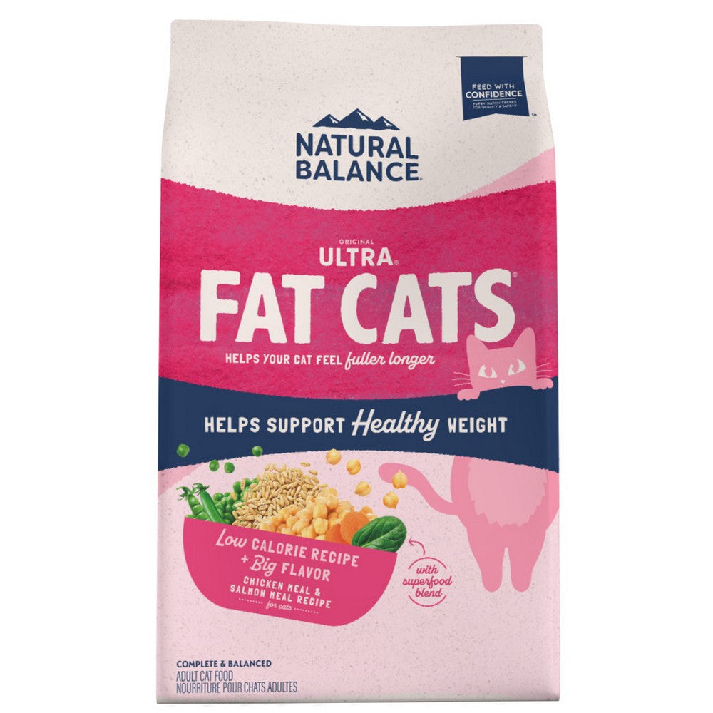 Natural Balance Pet Foods, Natural Balance Pet Foods Original Ultra Fat Cats Dry Cat Food, Chicken Meal & Salmon Meal,  6 Lbs