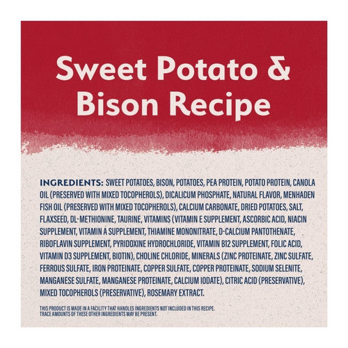Natural Balance Pet Foods, Natural Balance Pet Foods Limited Ingredient Reserve Grain Free, Sweet Potato & Bison,  12 Lbs