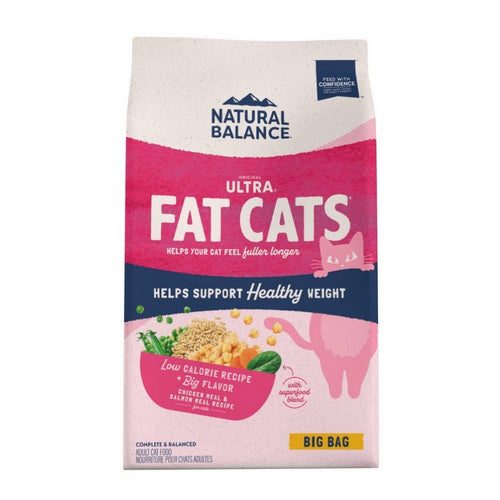 Natural Balance Pet Foods, Natural Balance Pet Foods Original Ultra Fat Cats Dry Cat Food, Chicken Meal & Salmon Meal,  15 Lbs