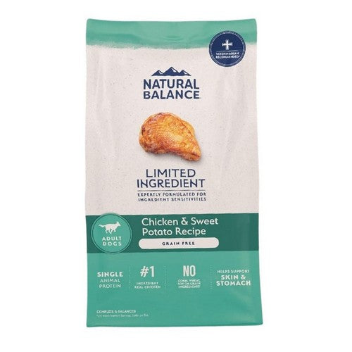 Natural Balance Pet Foods, Natural Balance Pet Foods L.I.D. Adult Dry Dog Food, Chicken & Sweet Potato,  12 Lbs