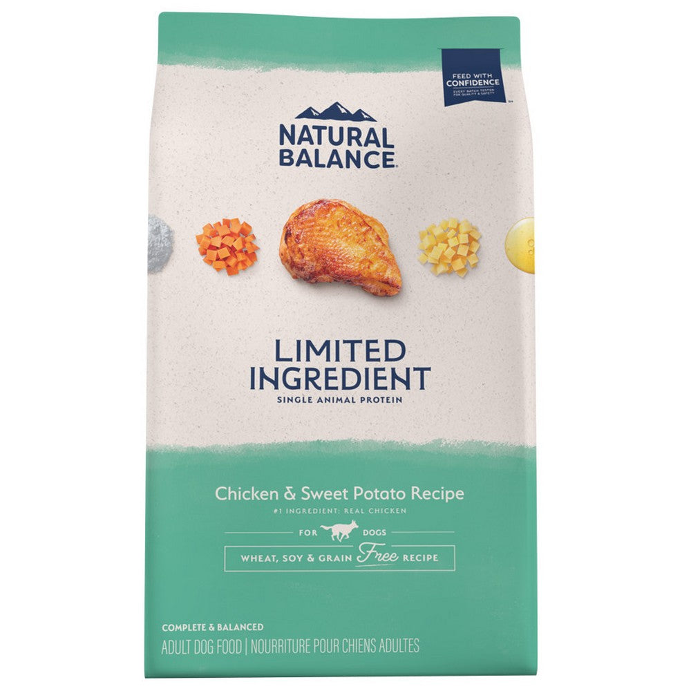 Natural Balance Pet Foods, Natural Balance Pet Foods L.I.D. Adult Dry Dog Food, Chicken & Sweet Potato,  24 Lbs