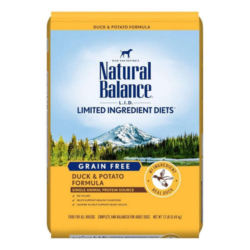 Natural Balance Pet Foods, Natural Balance Pet Foods Limited Ingredient Reserve Grain Free, Duck & Potato,  12 Lbs