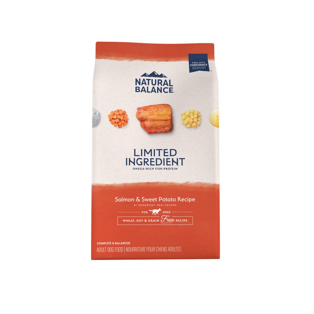 Natural Balance Pet Foods, Natural Balance Pet Foods L.I.D. Adult Dry Dog Food, Salmon & Sweet Potato,  4 Lbs