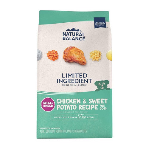 Natural Balance Pet Foods, Natural Balance Pet Foods Limited Ingredient Grain Free Small Breed Dry Dog Food, Chicken & Sweet Potato,  12 Lbs