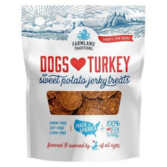 Farmland Traditions Dogs Love Turkey & Sweet Potato Dog Treats 6 Ounces by Farmland Traditions