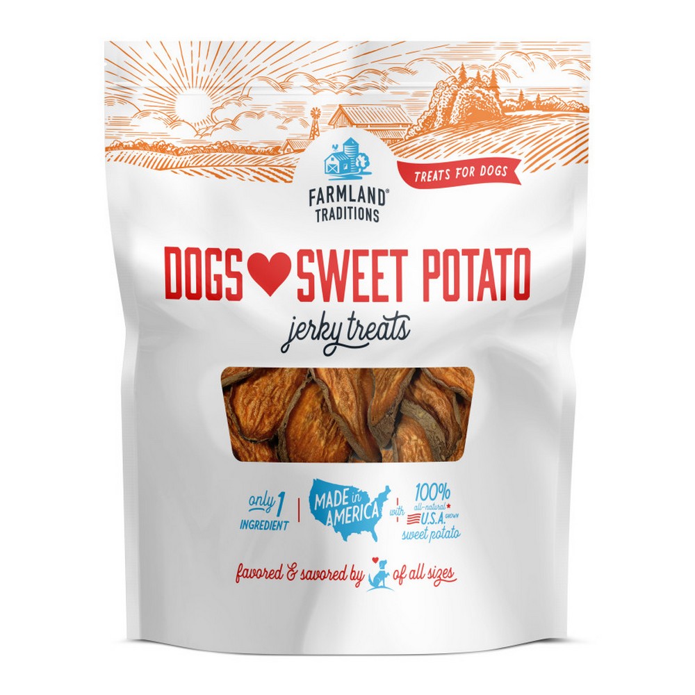 Farmland Traditions Dogs Love Sweet Potato Dog Treats 16 Ounces by Farmland Traditions