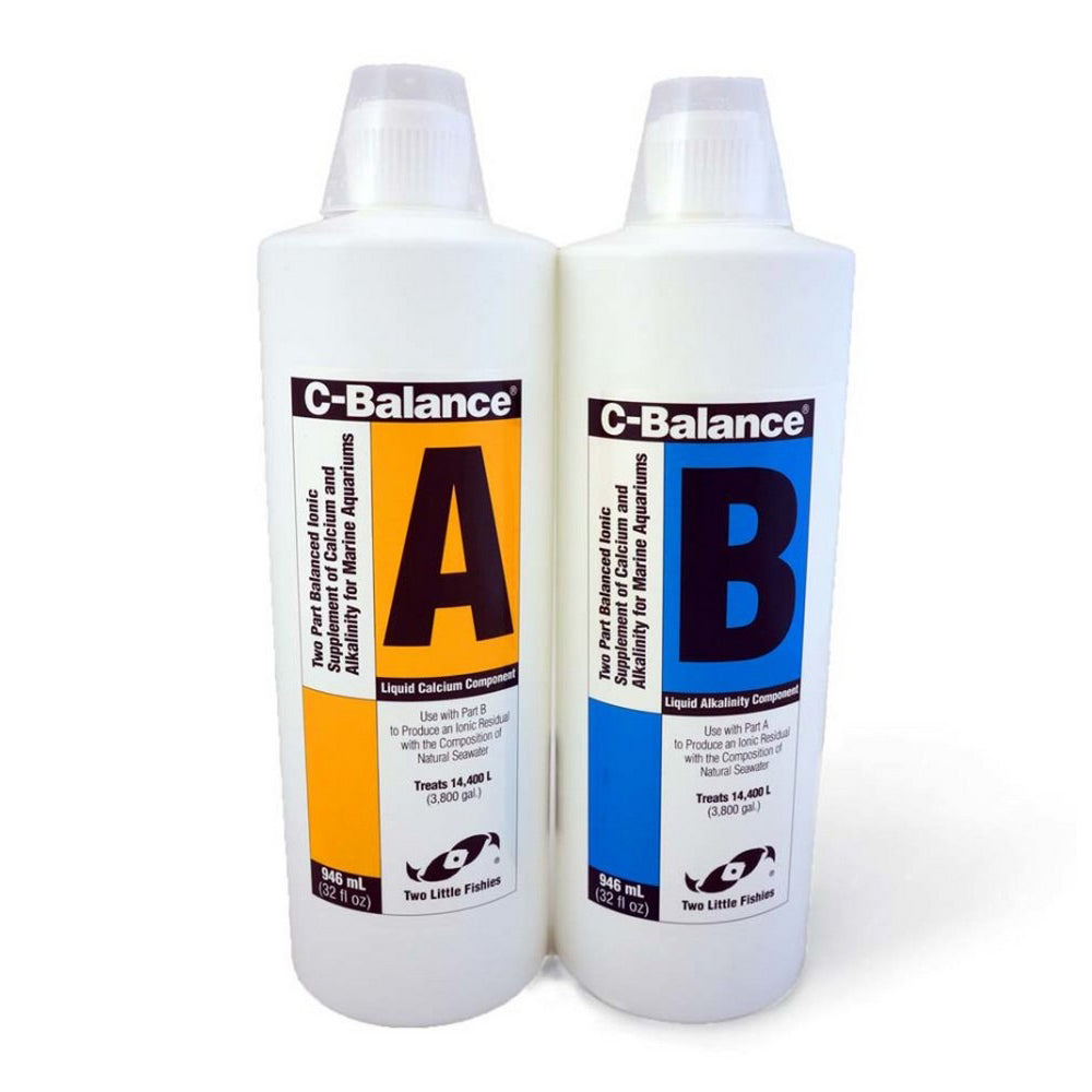 Two Little Fishies C-Balance Two-Part Solution 32 Ounces by Two Little Fishies