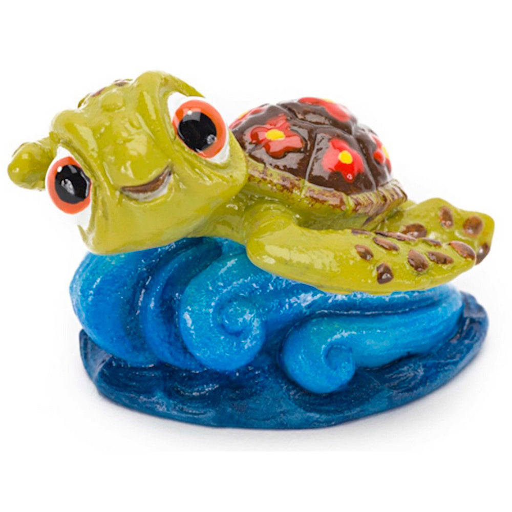 Disney, Disney Squirt Aquarium Statue, 1 Each / 1.25 Inches, Mini / Green, Brown, Blue