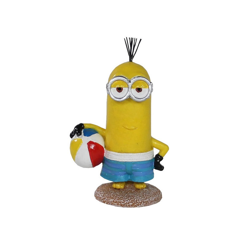 Penn-Plax Minions Beach Buddies Aquarium Ornament Kevin,  Mini by Penn Plax