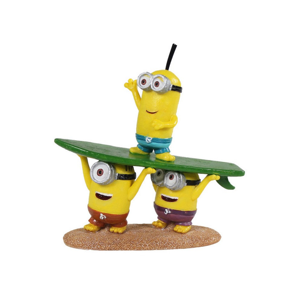 Penn Plax, Penn-Plax Surfing Minions Aquarium Ornament, Kevin, Stuart & Bob,  1 Each / Small