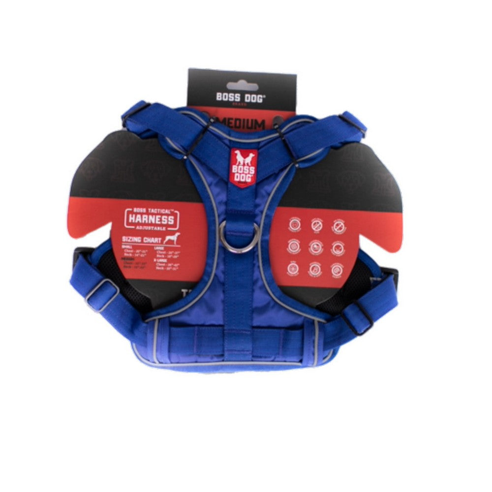 Boss Dog, Boss Dog Tactical Dog Harness, Blue,  Medium