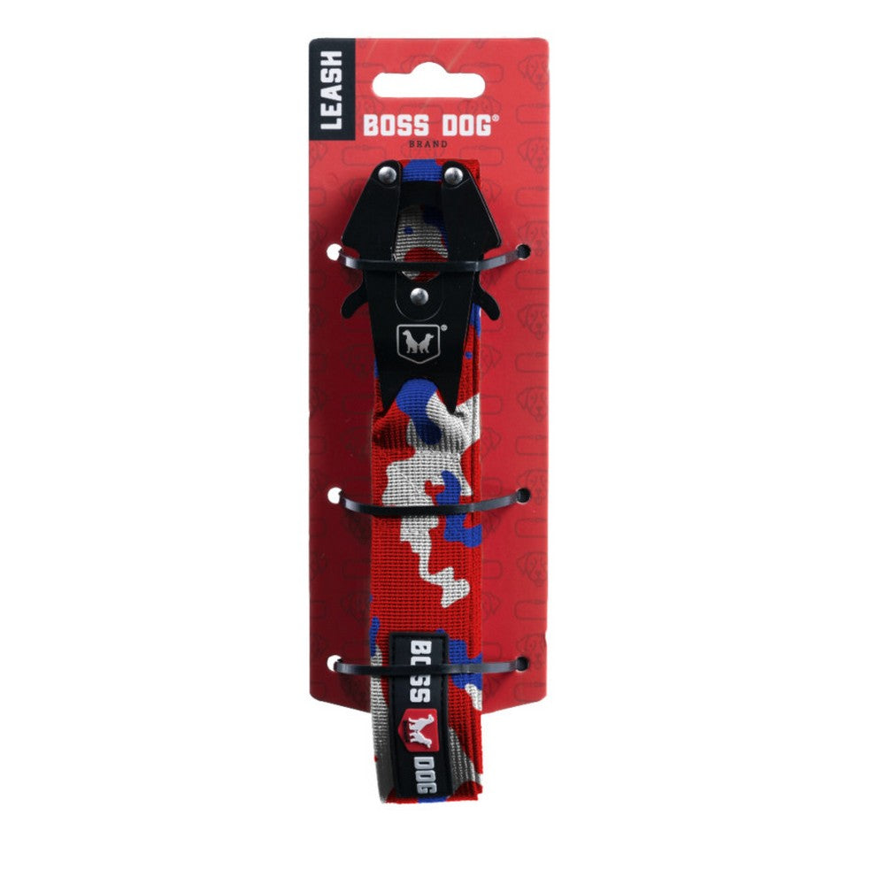 Boss Dog, Boss Dog Tactical Dog Leash, Red, White, & Blue,  4 Feet