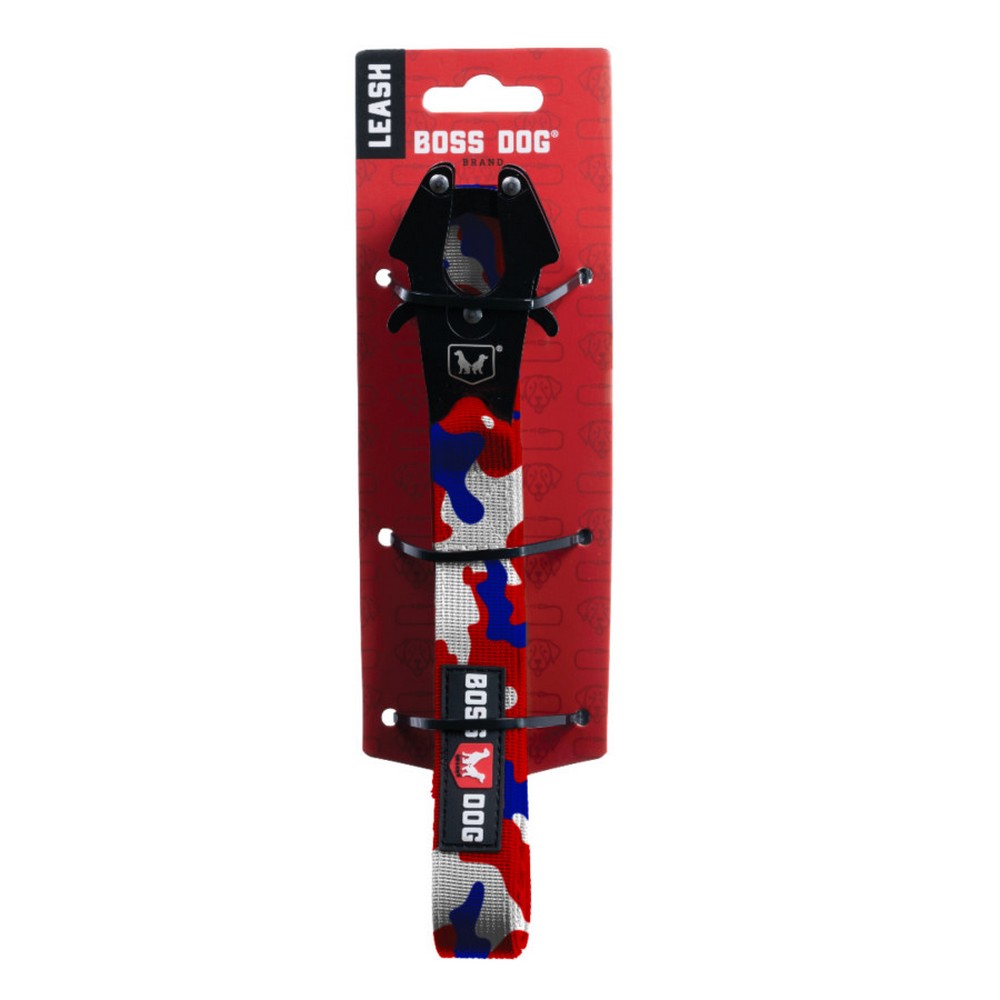 Boss Dog, Boss Dog Tactical Dog Leash, Red, White, & Blue,  6 Feet