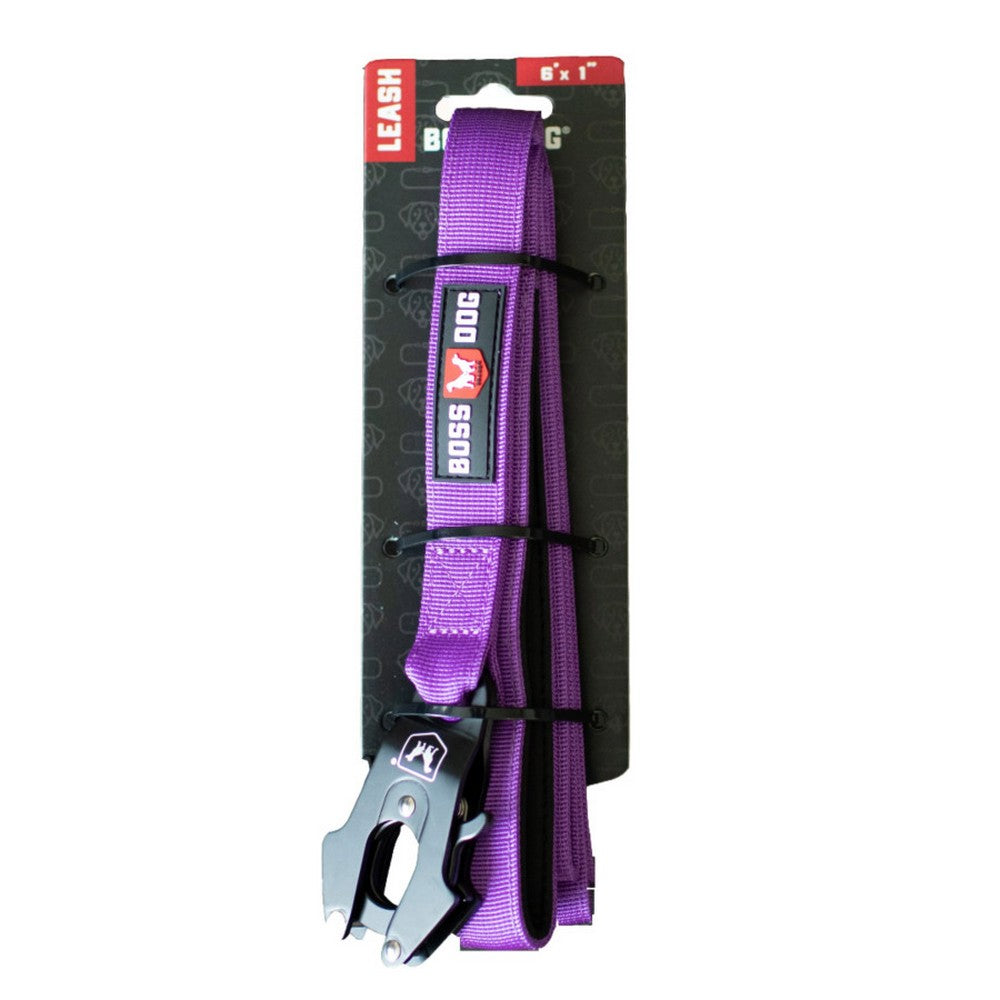 Boss Dog, Boss Dog Tactical Dog Leash, Purple,  6 Feet