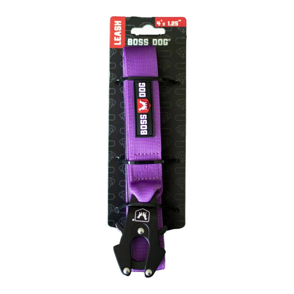 Boss Dog, Boss Dog Tactical Dog Leash, Purple,  4 Feet