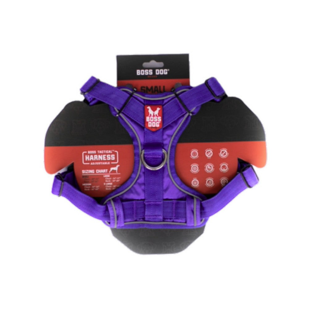 Boss Dog, Boss Dog Tactical Dog Harness, Purple,  1 Each / Small