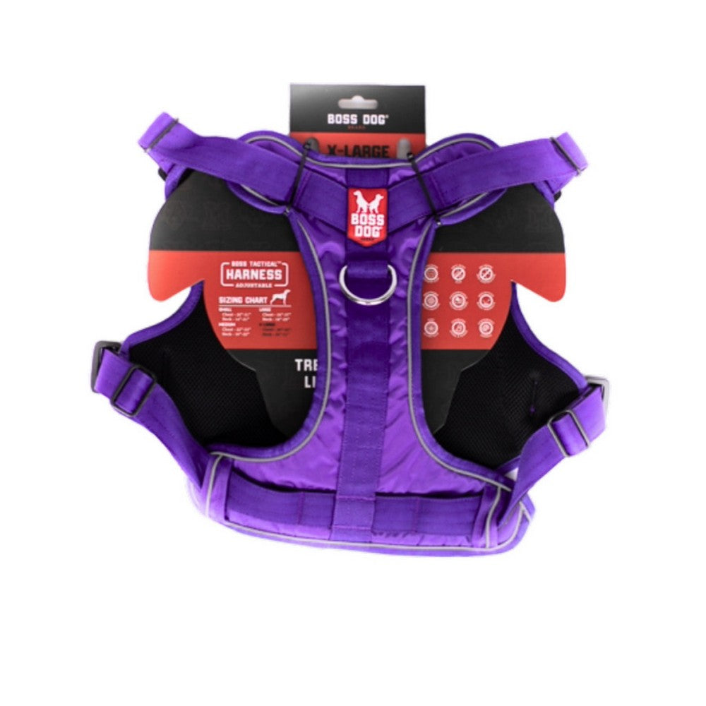 Boss Dog, Boss Dog Tactical Dog Harness, Purple,  ExtraLarge