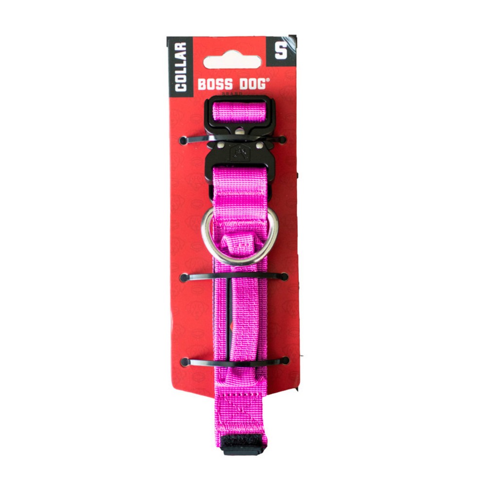 Boss Dog, Boss Dog Tactical Adjustable Dog Collar, Hot Pink,  1 Each / Small