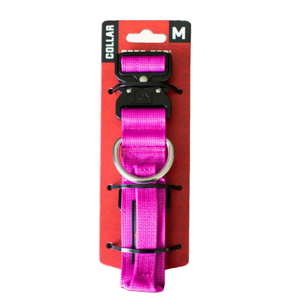 Boss Dog, Boss Dog Tactical Adjustable Dog Collar, Hot Pink,  Medium