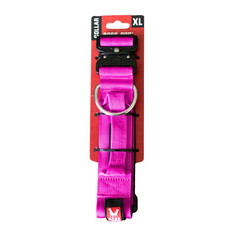 Boss Dog, Boss Dog Tactical Adjustable Dog Collar, Hot Pink,  ExtraLarge