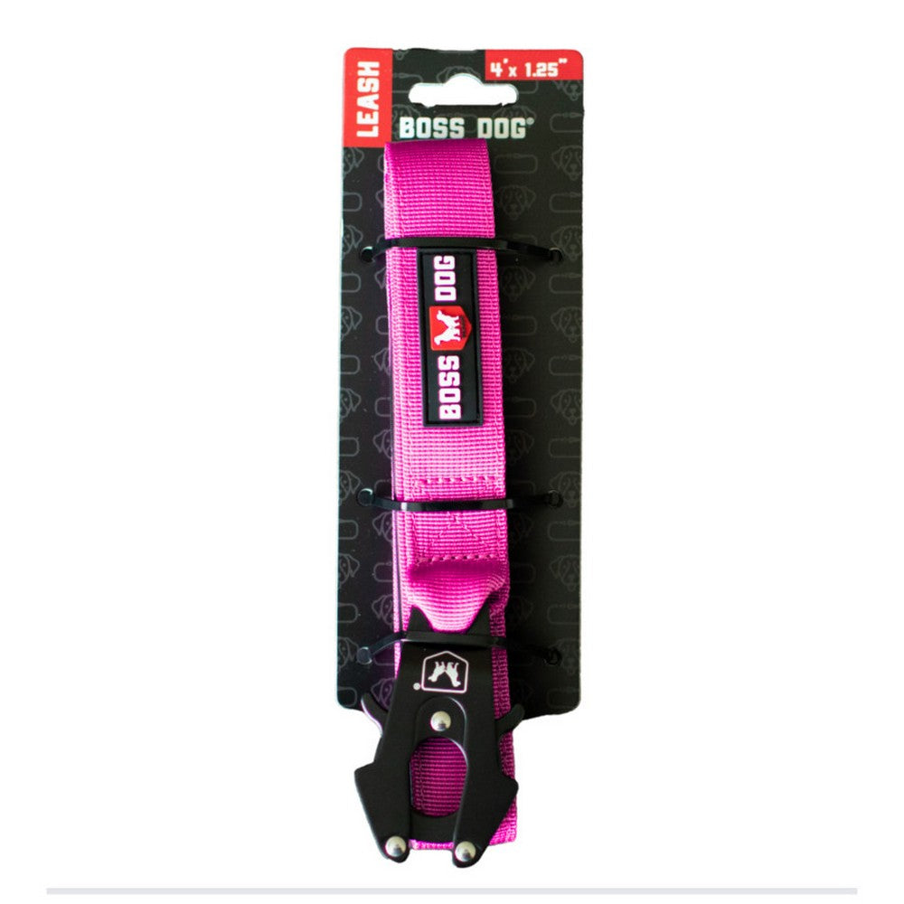 Boss Dog, Boss Dog Tactical Dog Leash, Hot Pink,  4 Feet