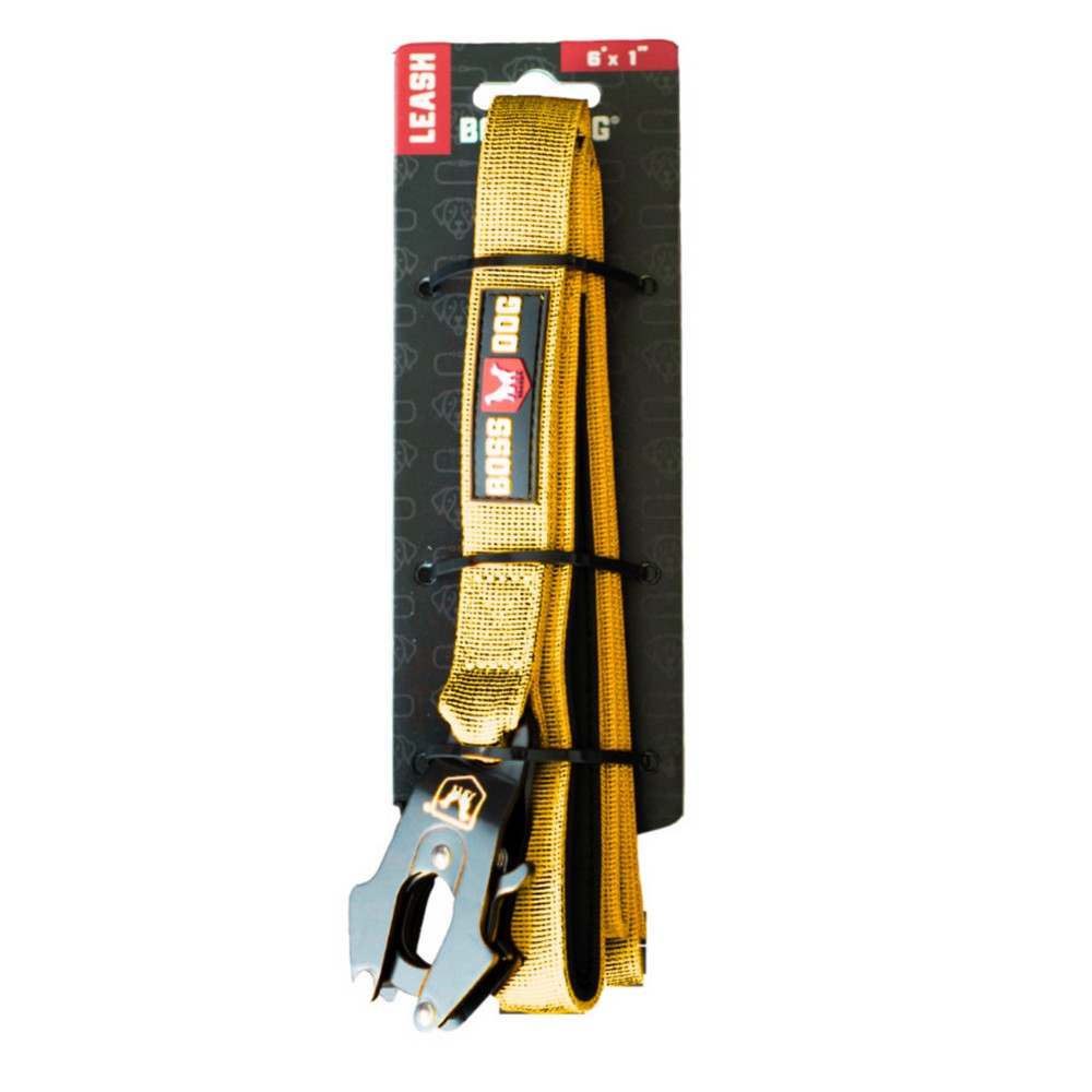 Boss Dog, Boss Dog Tactical Dog Leash, Yellow,  6 Feet