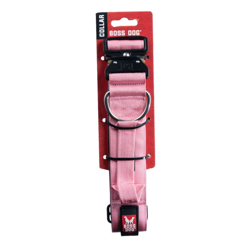 Boss Dog, Boss Dog Tactical Adjustable Dog Collar, Pink,  ExtraLarge, 20-28In