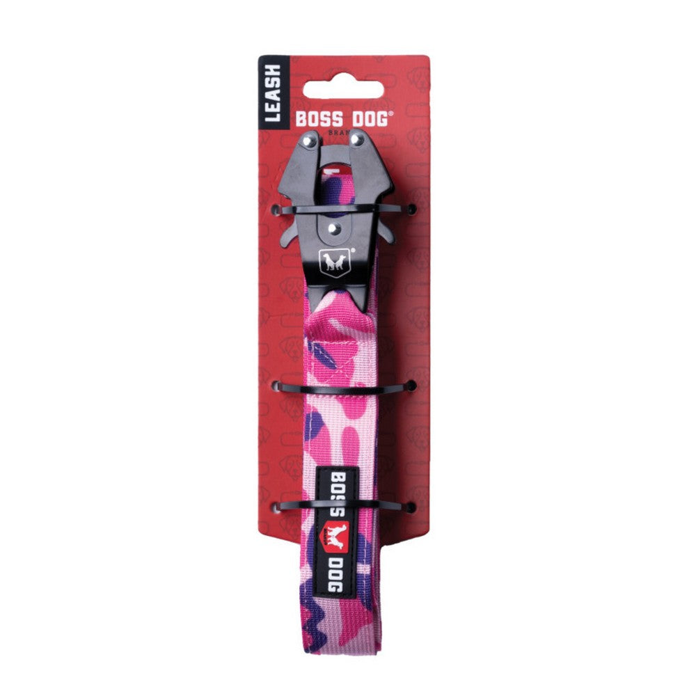 Boss Dog, Boss Dog Tactical Dog Leash, Pink Camo,  4 Feet