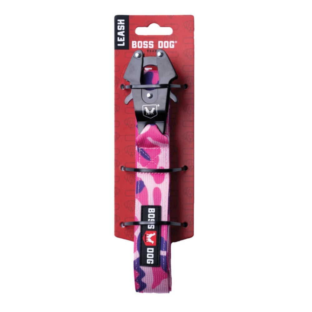 Boss Dog, Boss Dog Tactical Dog Leash, Pink Camo,  6 Feet