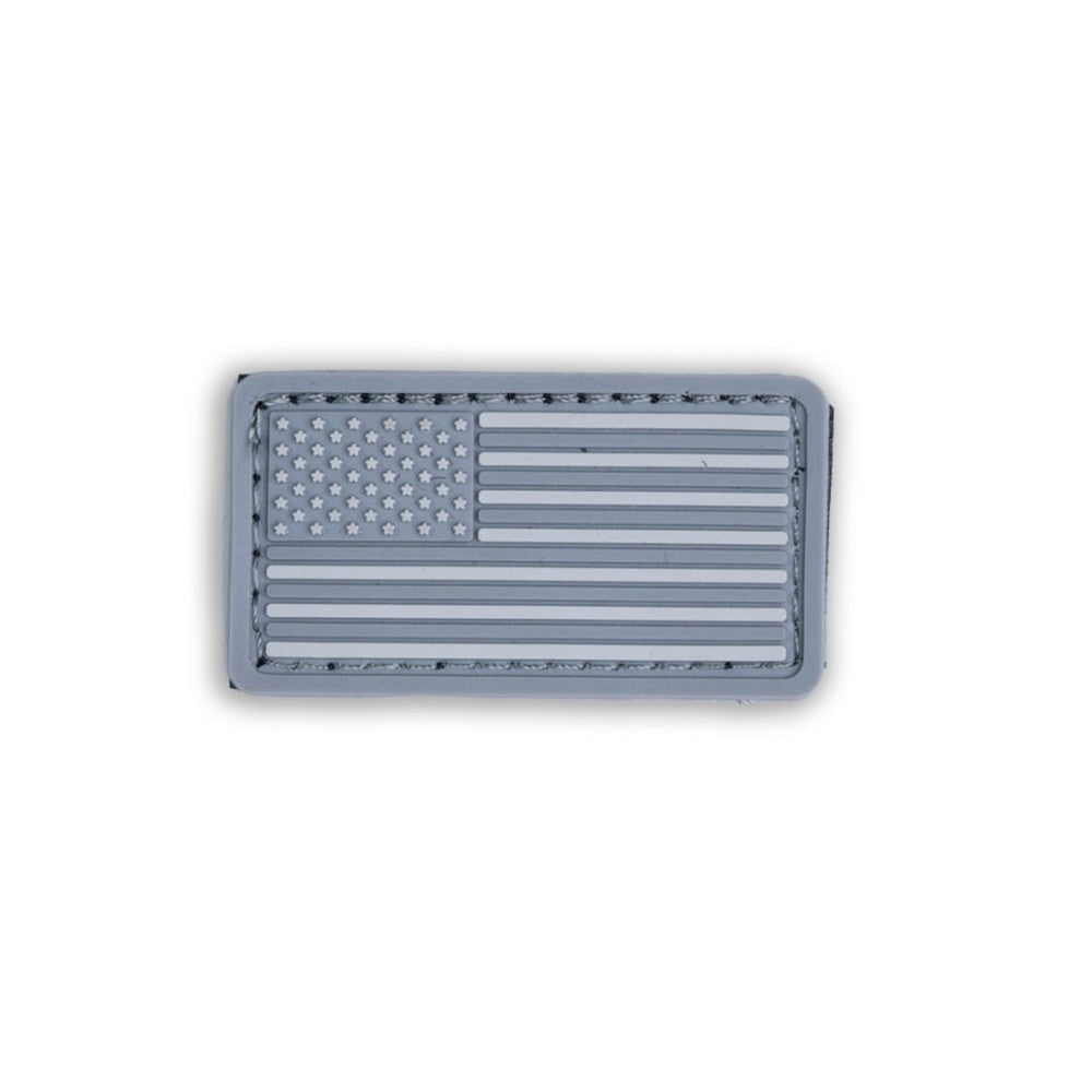 Boss Dog, Boss Dog Tactical Collar Patch, Grey USA Flag,  One Size