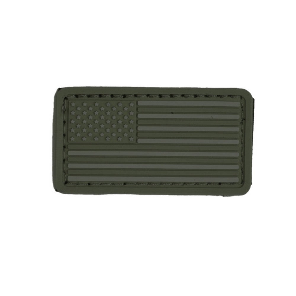 Boss Dog, Boss Dog Tactical Collar Patch, Green USA Flag,  One Size