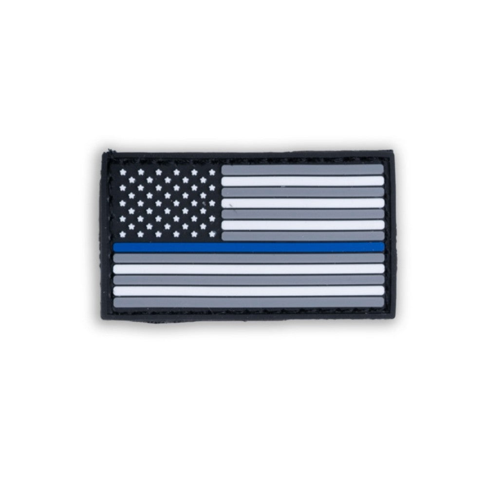 Boss Dog, Boss Dog Tactical Collar Patch, USA Thin Blue Line,  One Size