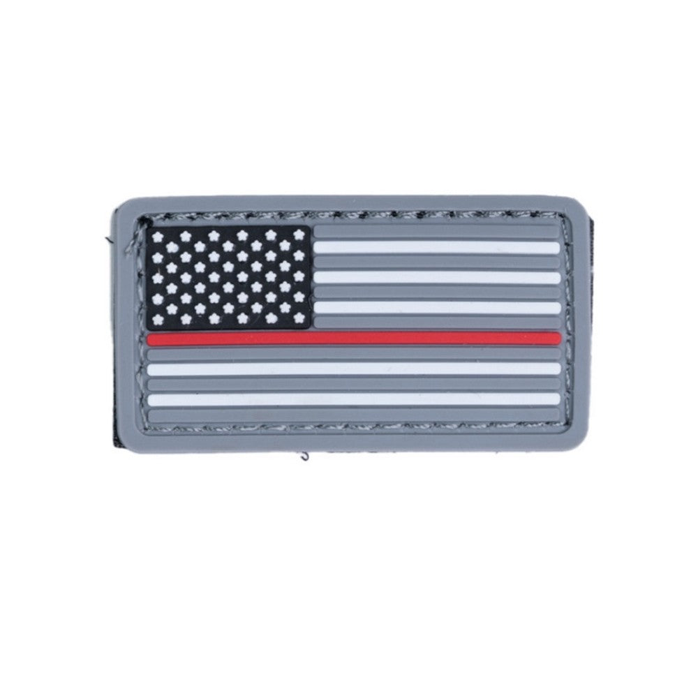 Boss Dog, Boss Dog Tactical Collar Patch, USA Thin Red Line,  One Size