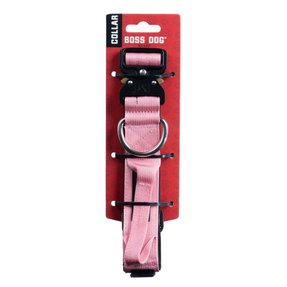Boss Dog, Boss Dog Tactical Adjustable Dog Collar, Pink,  Large, 17-22In