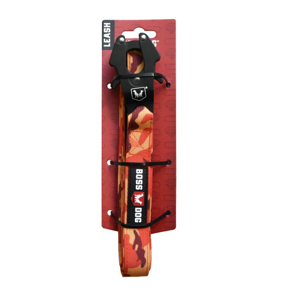 Boss Dog, Boss Dog Tactical Dog Leash, Orange Camo,  6 Feet