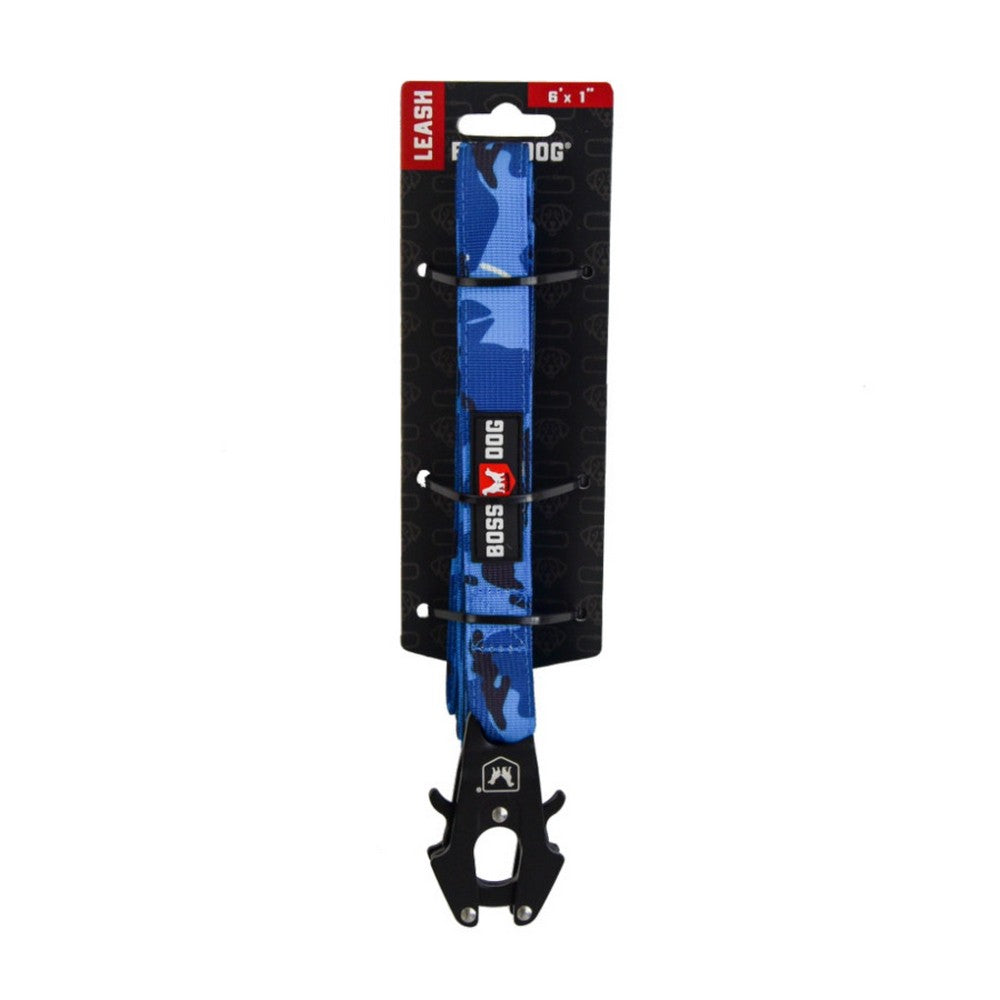 Boss Dog, Boss Dog Tactical Dog Leash, Blue Camo,  6 Feet