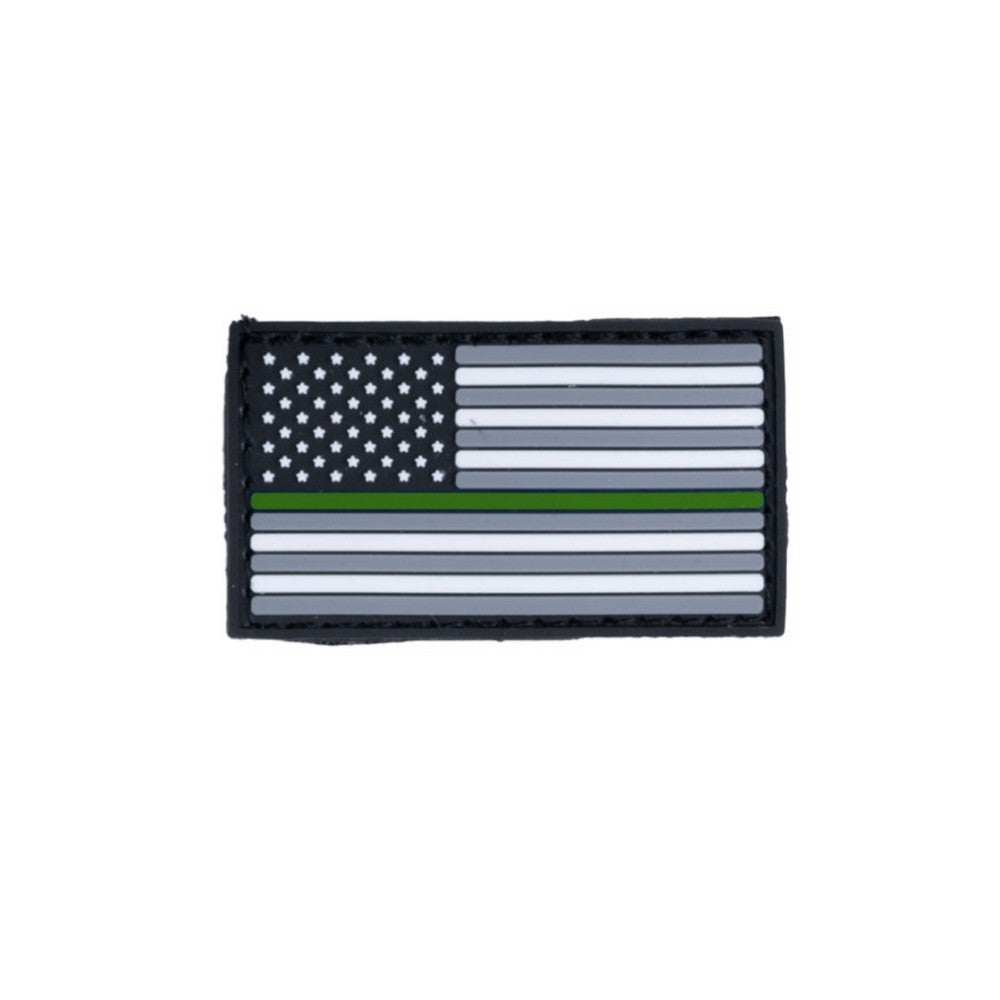 Boss Dog, Boss Dog Tactical Collar Patch, USA Thin Green Line,  One Size