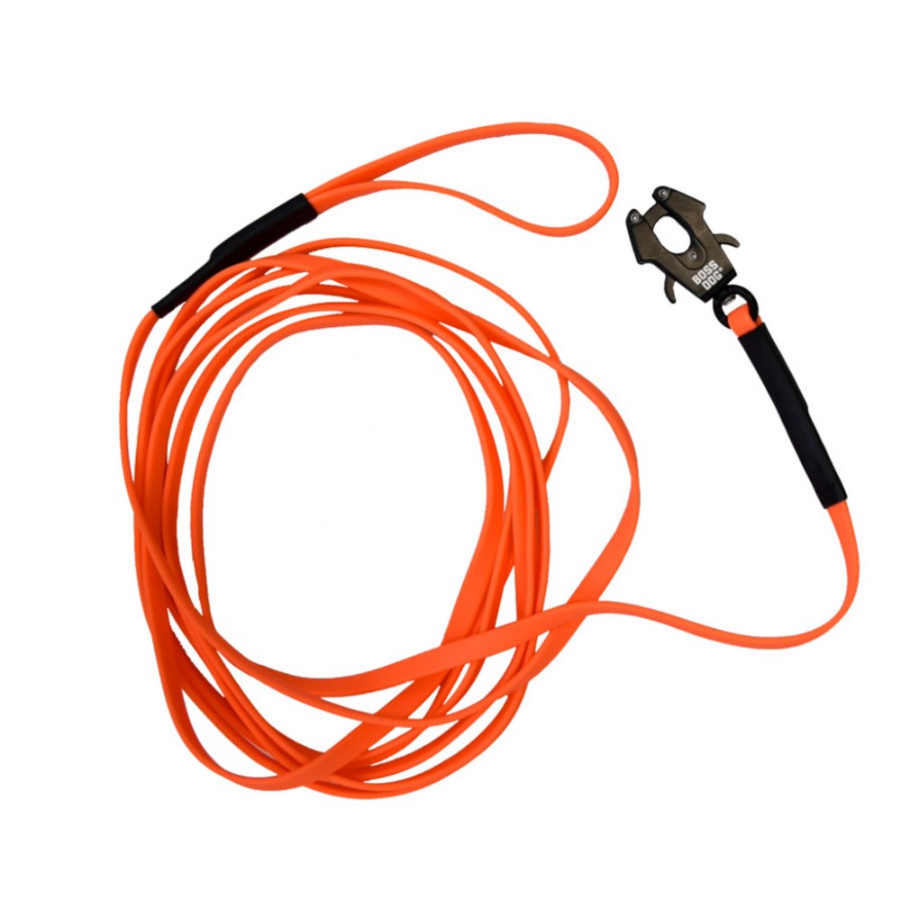 Boss Dog, Boss Dog Tactical TPU Tracking Dog Leash, Hunter Orange,  20 Feet