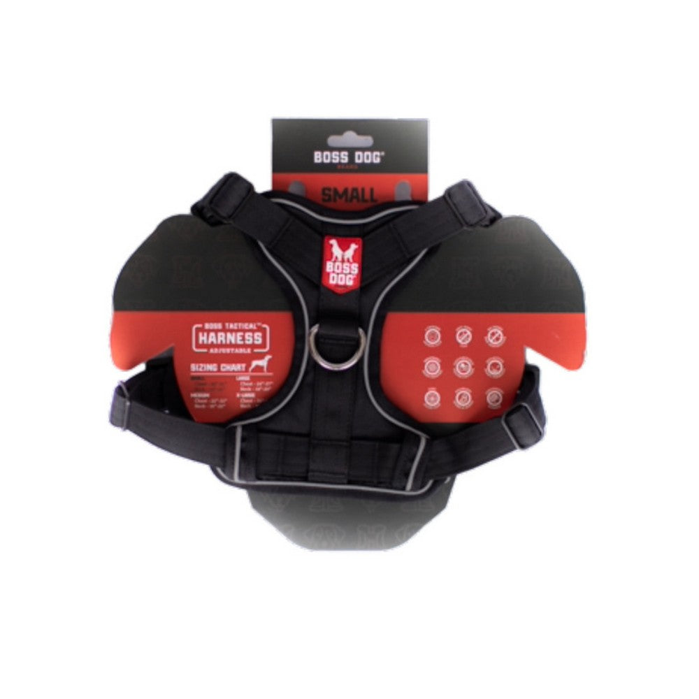 Boss Dog, Boss Dog Tactical Dog Harness, Black,  1 Each / Small
