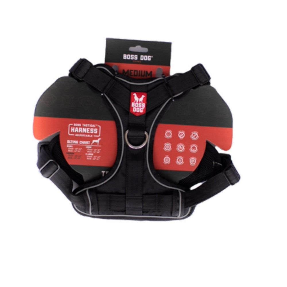 Boss Dog, Boss Dog Tactical Dog Harness, Black,  Medium